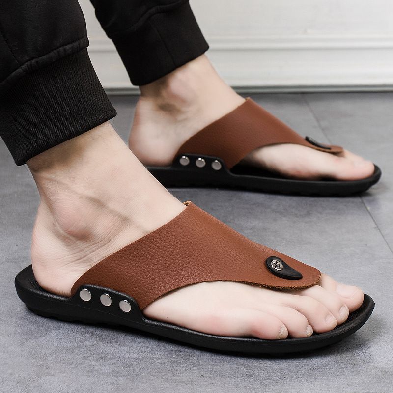 Unschlagbare Qualität Herrenschuhe Sommer Neue Indoor- und Outdoor-Strand Koreanische Version Trendy Fashion EVA Clip On Sandalen Flip-Flops Herren_voghion.com