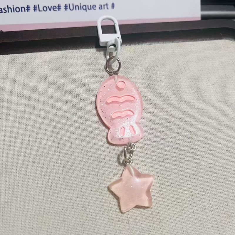 Crystal Colorful Fish Keychain Girl's Pendant Jewelry_voghion.com