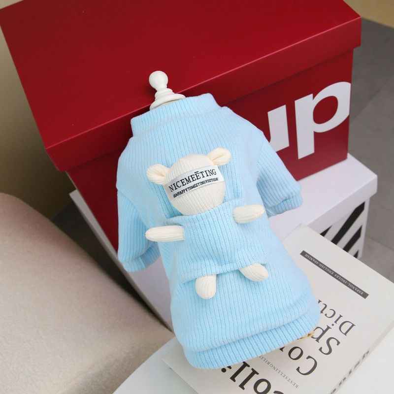 Dog autumn and Teddy cat winter pet clothing thickened new 23 teddy bear sweater_voghion.com