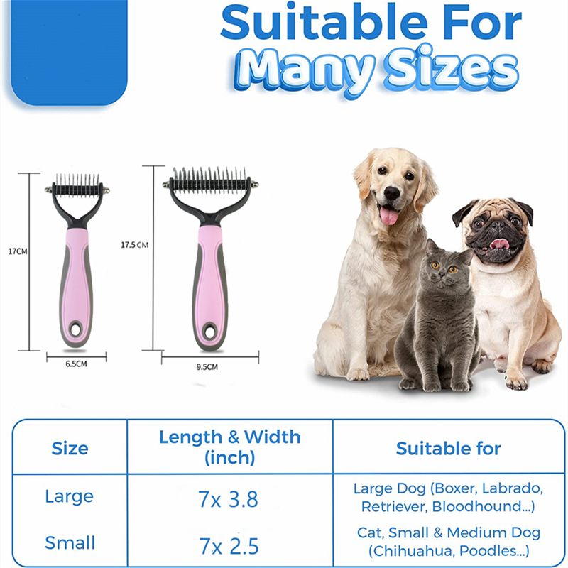 Pettine per cani in acciaio inossidabile di PawParty Store_voghion.com