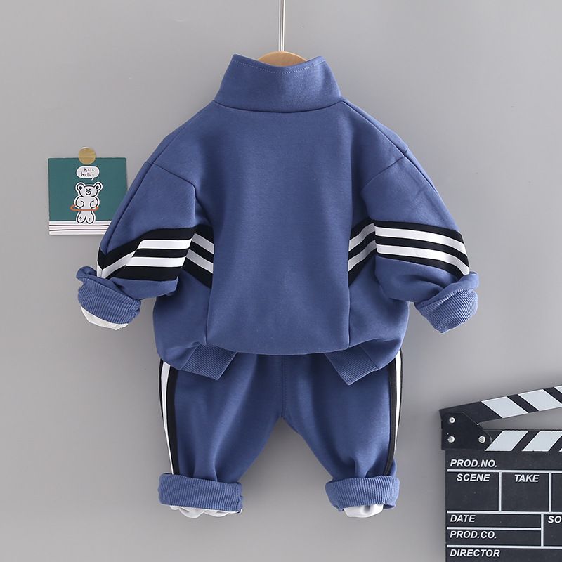 Children's Sports Two Piece Suit Handsome Baby Boy Clothes Stylish Children's Spring And Autumn Children's Clothing Boys One Piece Delivery_voghion.com