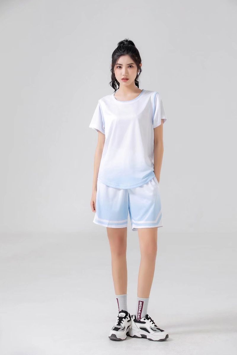 Taobao Short sleeved Basketball Suit Set for College Students Competition Jersey Men's and Women's Printed Team Uniform_voghion.com