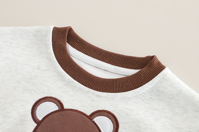 Abbigliamento per bambini 2025 Primavera Autunno nuovo articolo 0-4 anni, 2 felpe con cappuccio dei cartoni animati per bambini e bambine con orsi e piccoli_voghion.com