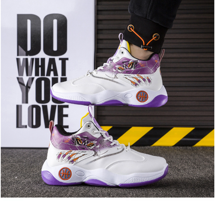 Grenzüberschreitende 2023 neue Herren-High-Top-Schuhe, neue modische Sport-Freizeitschuhe, Papa-Schuhe, Jugend-Basketballschuhe_voghion.com