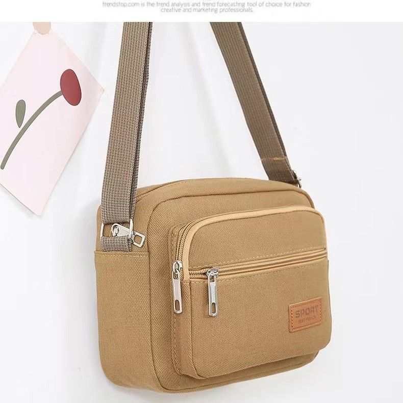 Women's Shoulder Crossbody Large Capacity Small Square Bag Lightweight Wear-resistant Wallet_voghion.com