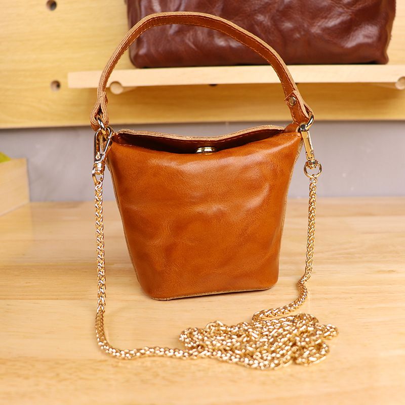 Versatile portamonete in vera pelle, squisito e grazioso, porta carte da donna, tracolla in pelle bovina conciata al vegetale_voghion.com