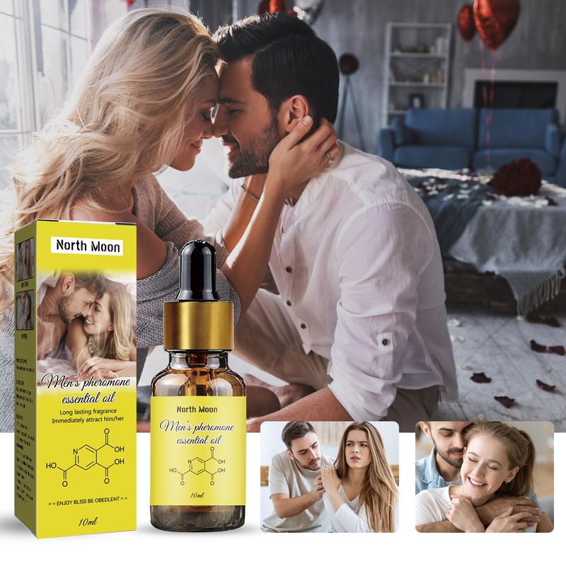 Das ätherische Körperöl „North Moon Pheromone Natural“ ist ein natürlicher, erfrischender und lang anhaltender Duft für Männer und Frauen._voghion.com