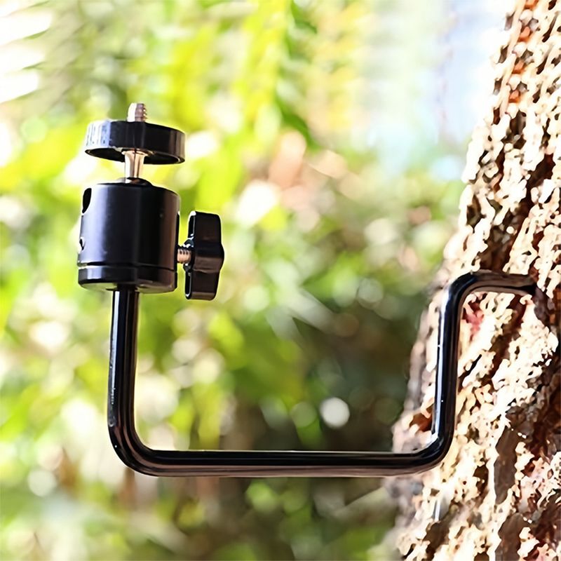 Outdoor Tree Screw Bracket Hunting Camera 1/4 Inch Screw Bracket Rod Forest Wildlife Camera_voghion.com
