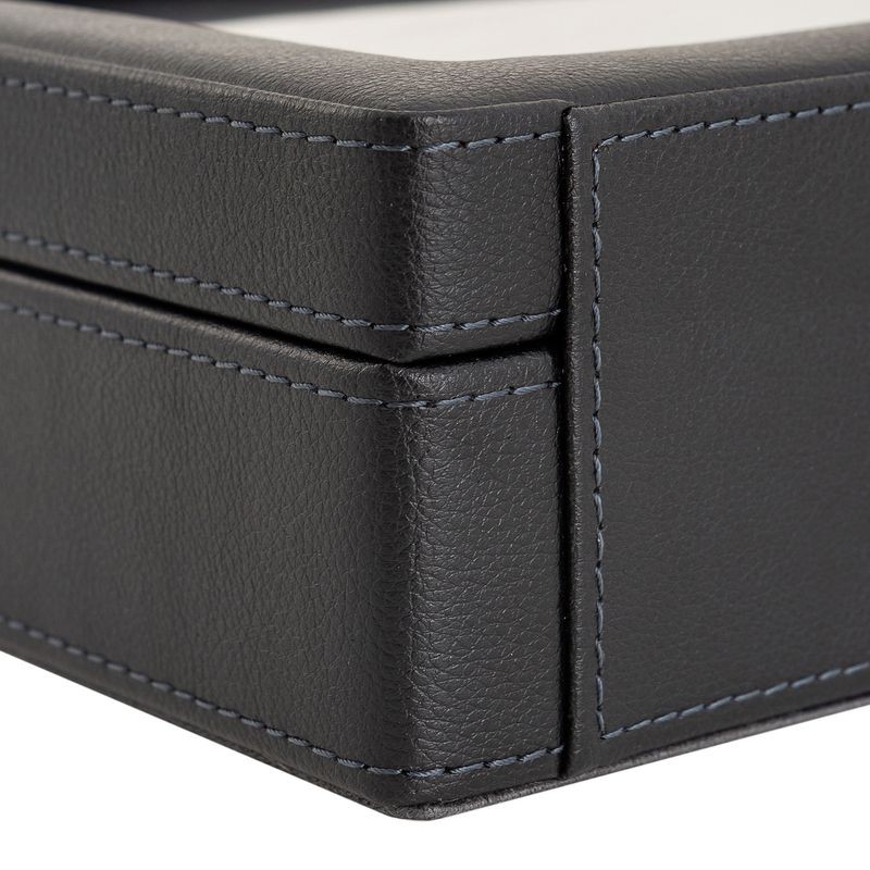 Black Green New Lychee Pattern High End Watch Box 3 Bit 6 Bit 12 Bit Double Layer Watch Jewelry Storage Box_voghion.com