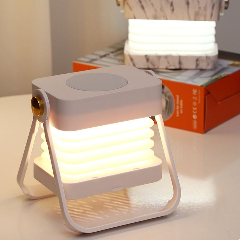 Lampada da comodino pieghevole portatile di lusso, luce notturna creativa per esterni_voghion.com