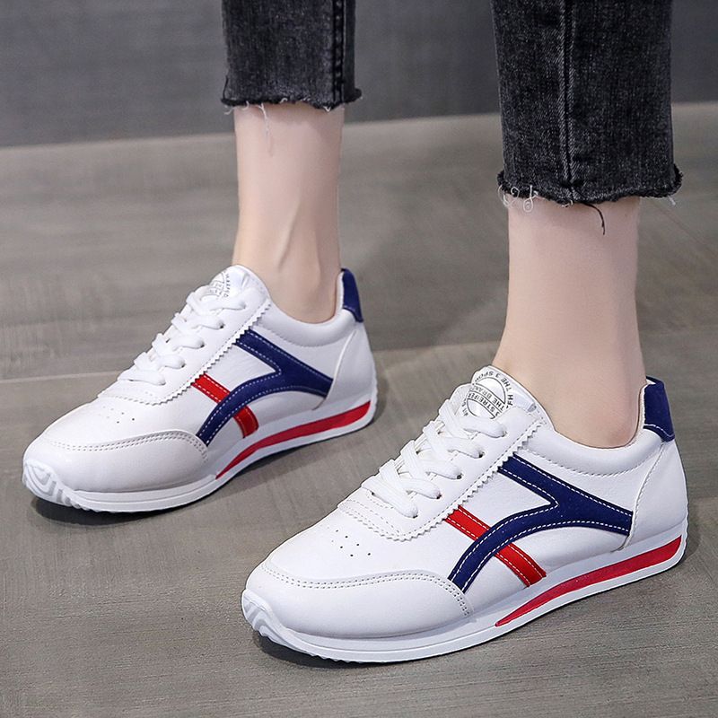 Fashionable and minimalist casual 2024 spring new low cut flat sports college style Korean version Forrest Gump shoes_voghion.com