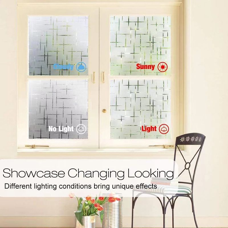Pellicola elettrostatica antideflagrante in vetro per la privacy del bagno, che trasmette la luce ma non è trasparente, anti-sguardo, anti-calore_voghion.com
