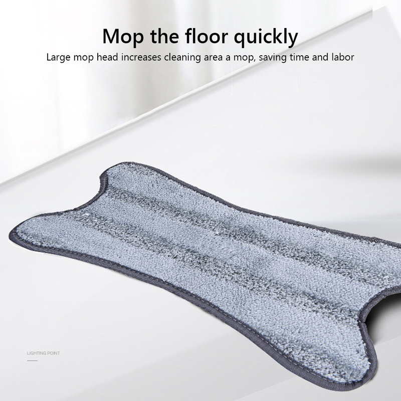 Microfiber Washable X-type Butterfly-shaped Cleaning Tools Mop Rag Smudge Removal Mops Pads Replacement Flat Cleaning Cloth_voghion.com