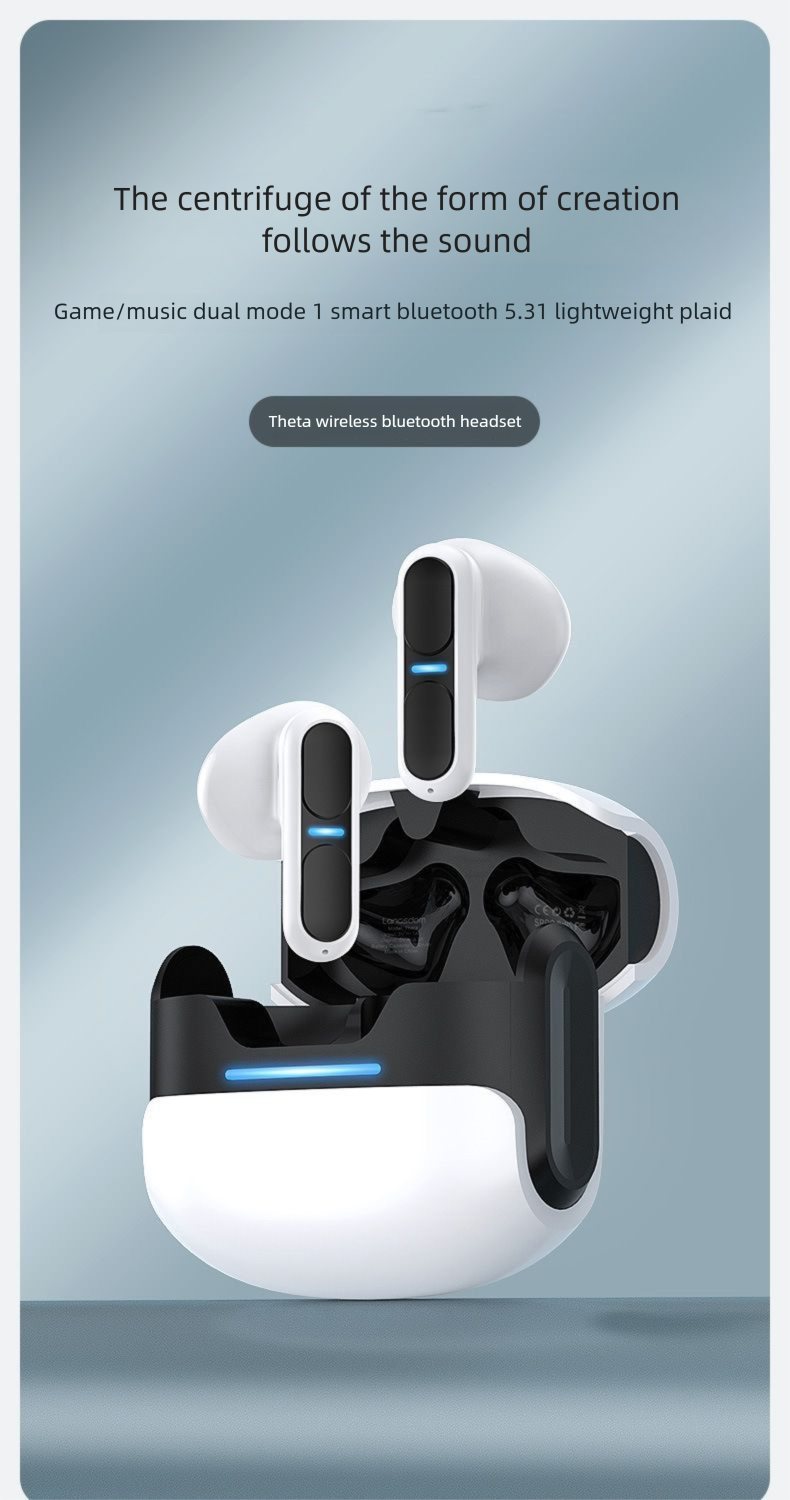 Technology Sense Wireless Bluetooth Earphones New Gaming Noise Cancelling Running Sports Fitness Anti-Drop Long Battery_voghion.com