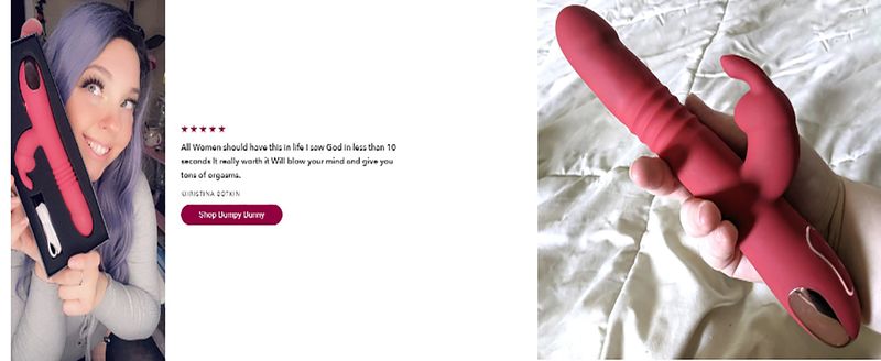 Rabbit-Vibrator mit Perlen und Stoßfunktion – BOMBEX William, 24,9 cm langer G-Punkt-Vibrator mit Dreifachwirkung und unabhängigem Klitorisstimulator, 10 Muster, wasserdicht &_voghion.com