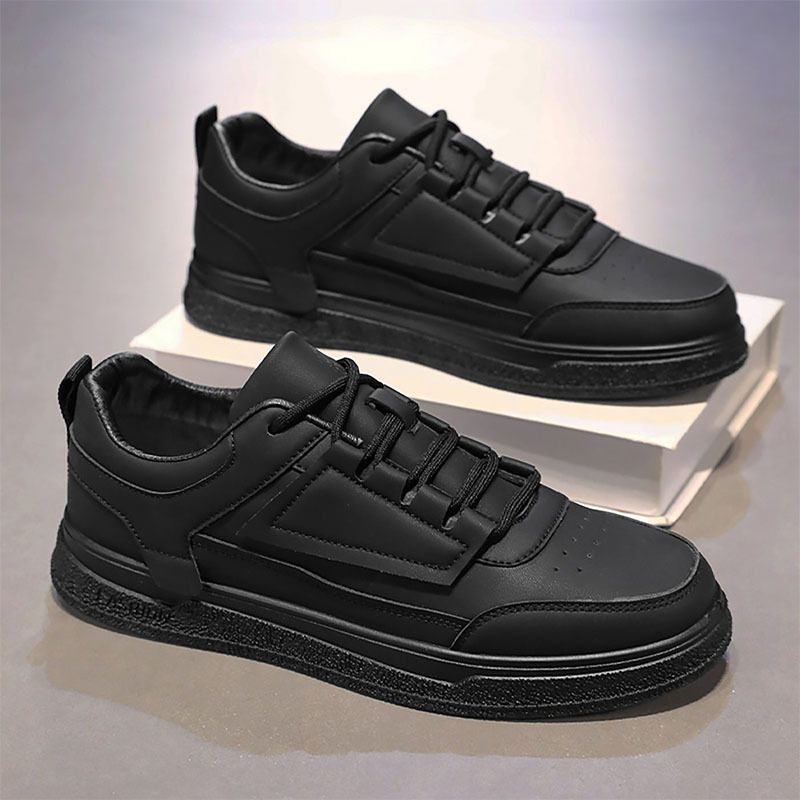 Vīriešu jauni rudens balti korejiešu izdevuma daudzpusīgi dēļu jauniešu ikdienas sporta moderni apavi vīriešiem_voghion.com