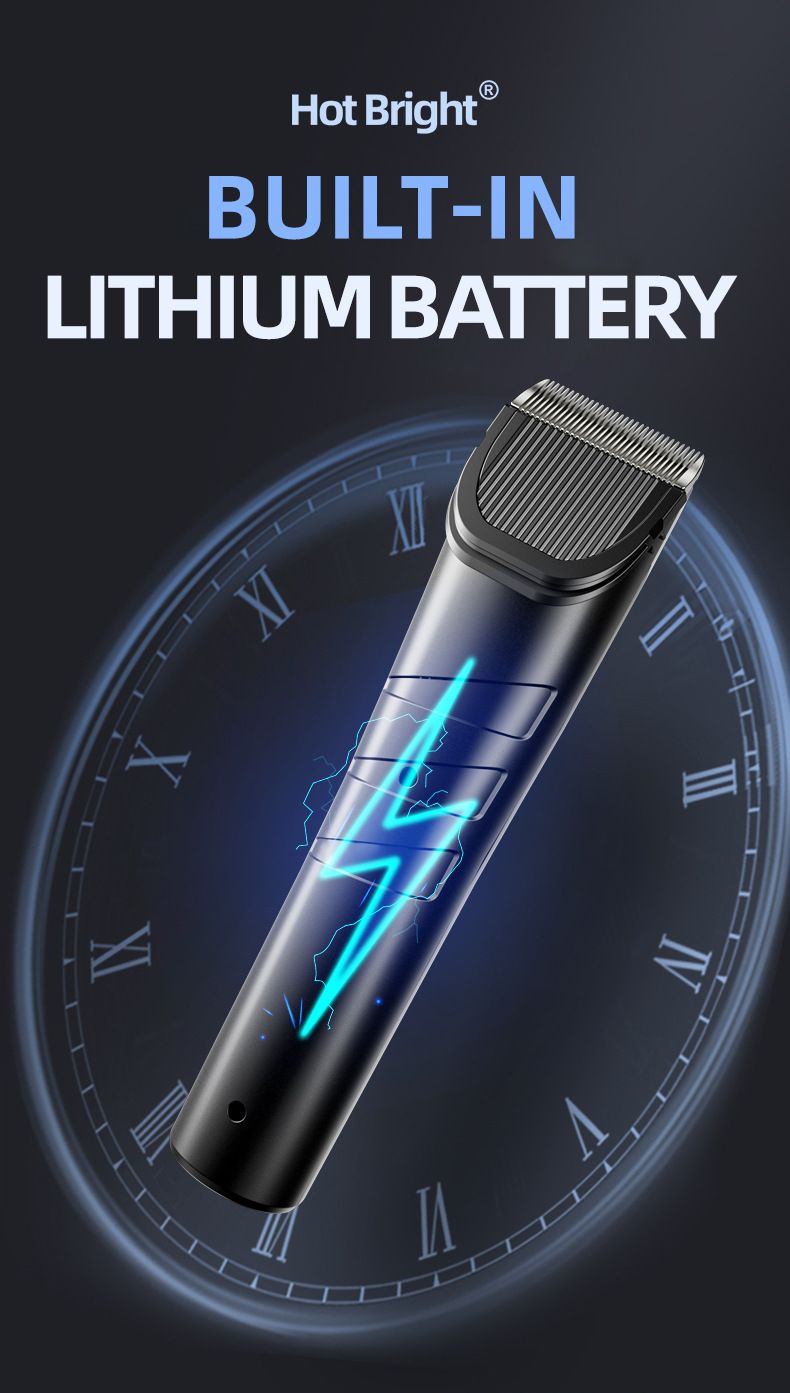 Tagliacapelli professionale senza fili 907 - Lama in lega di titanio, impostazioni regolabili, silenzioso e impermeabile per uomini, donne e animali domestici_voghion.com