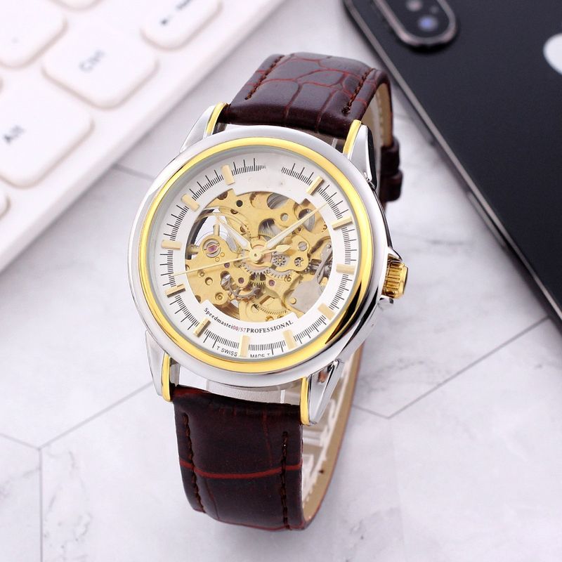 2023 Oujia Fully Automatic Mechanical Leisure Three Pin Fashion Men's Watch_voghion.com
