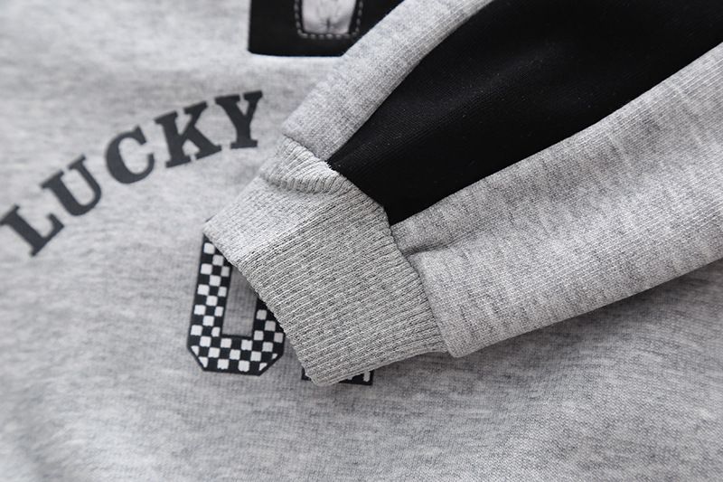 Moeder & Kinderen Kinderkleding herfst nieuwe producten kinder lange mouwen trui pak jongen babykleding tweedelig pak stijl sport tweedelig_voghion.com