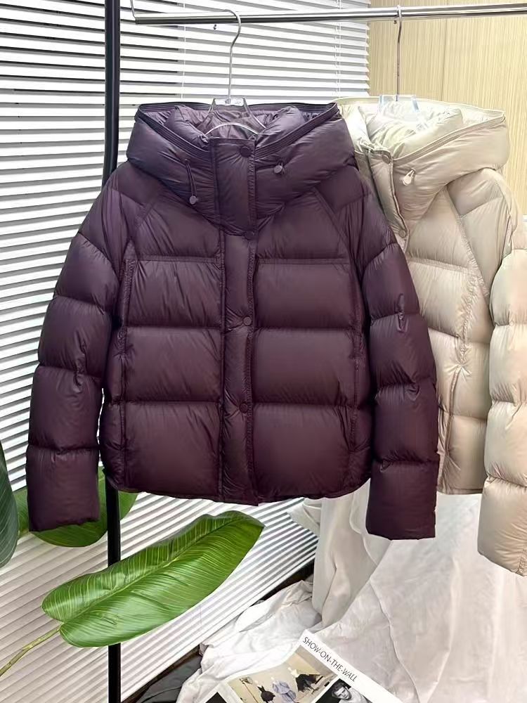Nieuwe winterjas met capuchon voor dames, oversized gewatteerde buitenkleding met bubbels, dikke warme polyester vulling, casual streetwear_voghion.com