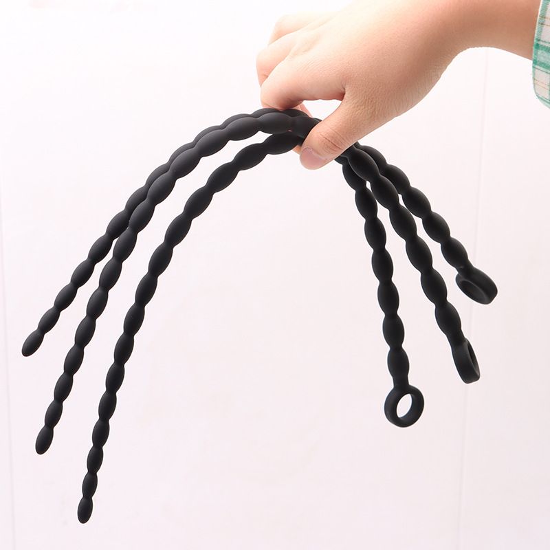 LuvBox Varilla Extendida Bolas Uretrales de Silicona para Hombres Juguetes Sexuales para Adultos Extractor de Semen Ojo de Caballo Productos Eróticos SM_voghion.com