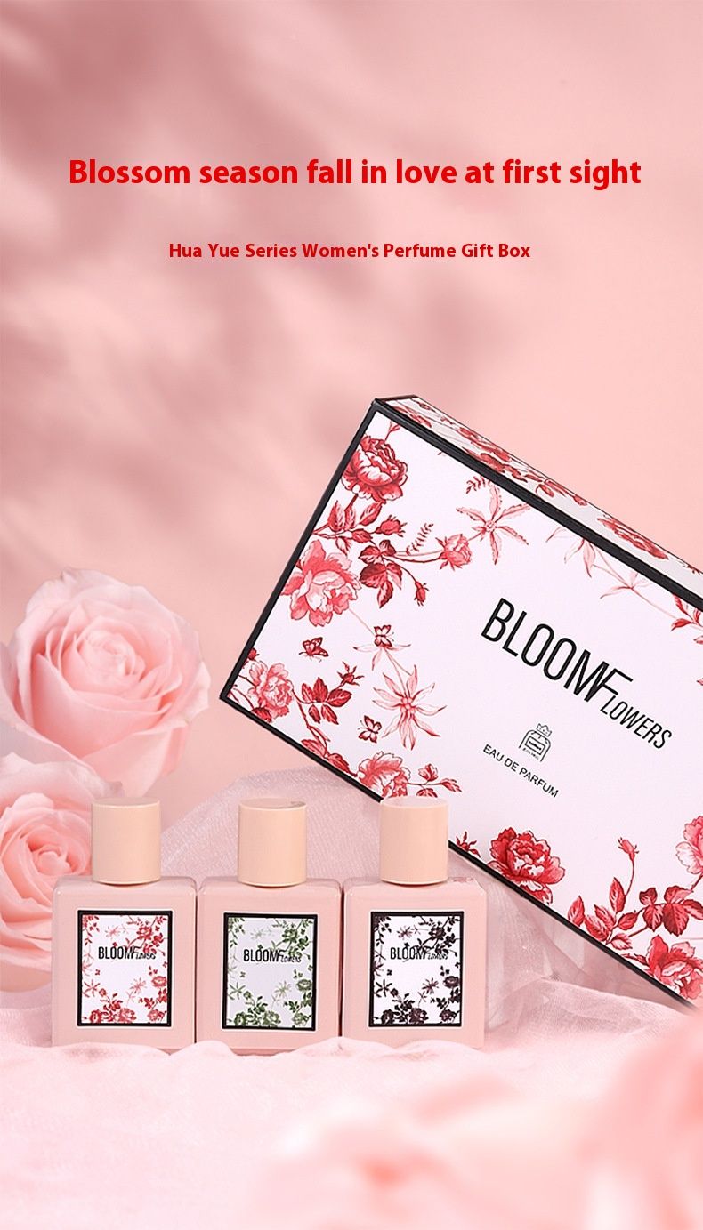 Neues Parfüm Small City Yi Xiang Hua Yue Blooms Damen-Parfüm-Set, lang anhaltender Duft, beliebtes vietnamesisches Parfüm, Geschenkbox_voghion.com
