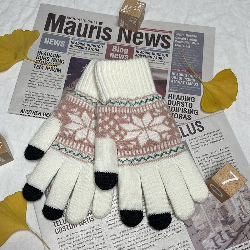 Guanti invernali da uomo e da donna, con fodera calda, polsino elastico, touch screen, per messaggi di testo_voghion.com