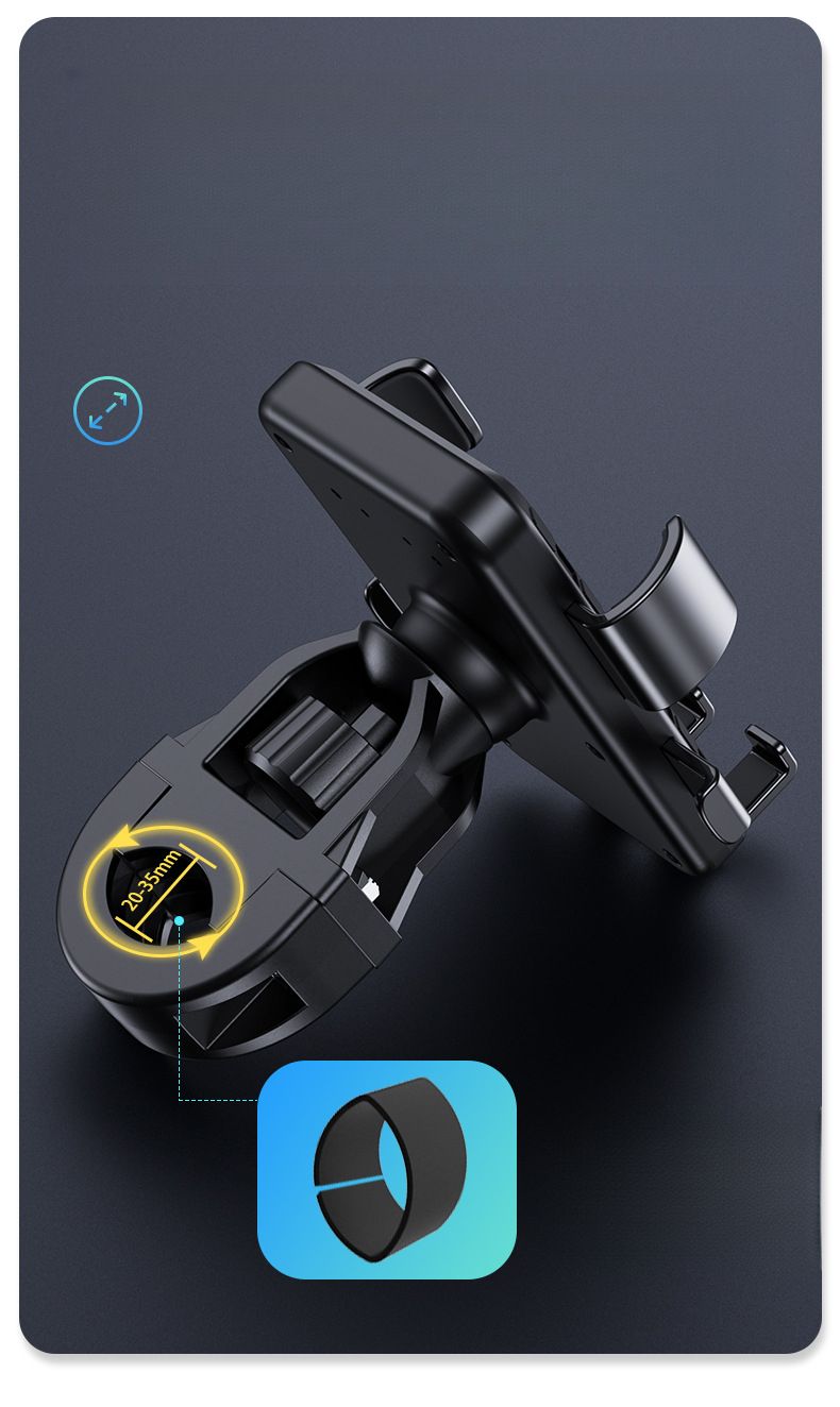 Support de navigation pour véhicule électrique, support de téléphone fixe universel pour moto et vélo_voghion.com