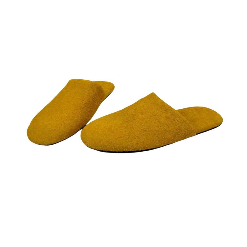 Kuhwildleder ~ Faule, geschlossene Zehenpartie, halbflache Hausschuhe für Zuhause, luxuriös, rutschfest, bequem, vielseitig, lässig_voghion.com