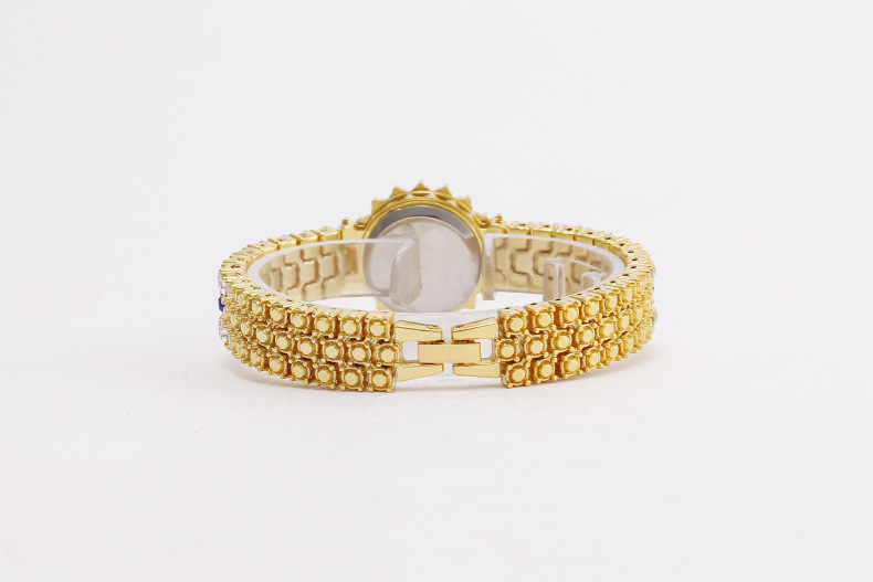 Women's Watch With Colorful Bracelet, Fashionable Diamond-Studded Quartz_voghion.com