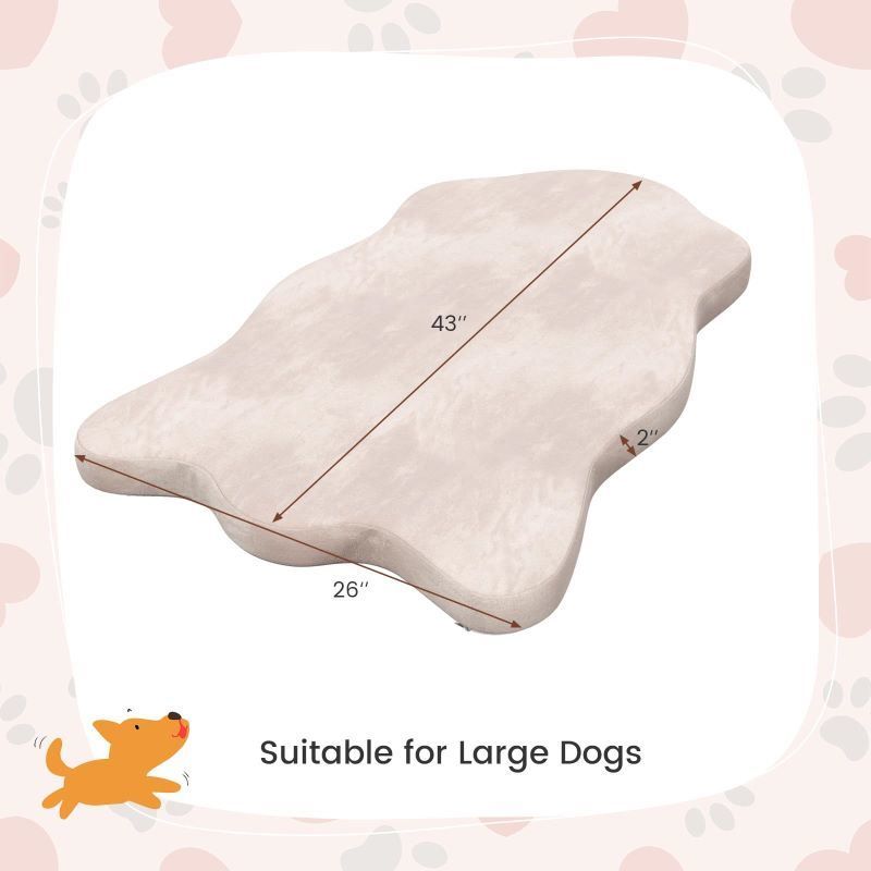Pet Supplies Dog Bed with Memory Foam Support_voghion.com