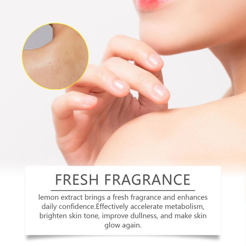 OUHOE Mineral Lemon Bath Soap Gently Moisturizes Body Skin Moisturizes And Cleanses Pores Bath Body Soap_voghion.com