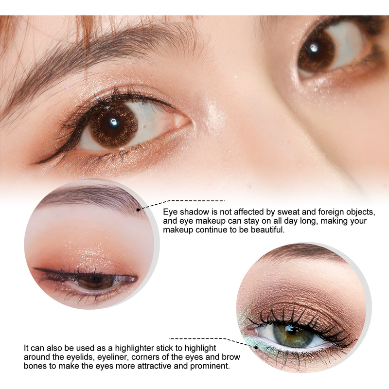 Jayswing Waterproof, durable, easy to color, fine flicker, recumbent silkworm, brightening, integrated eye shadow Stick_voghion.com
