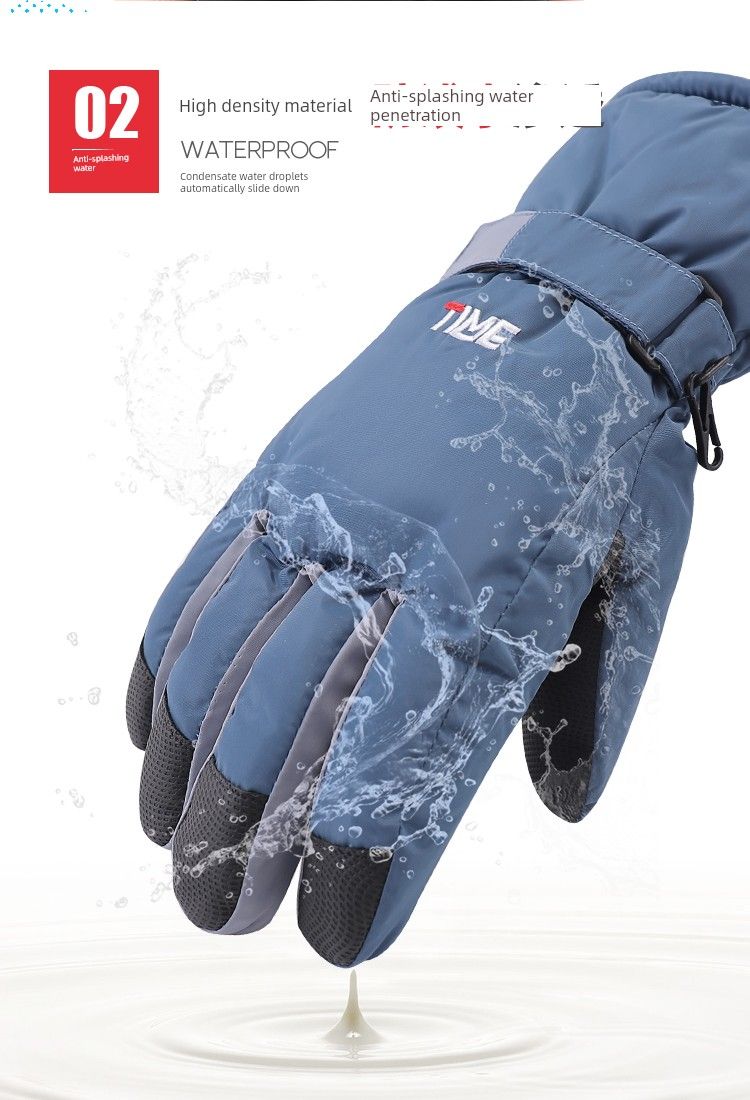 Paar verdickte Fleece-Kälteschutz-Fahrrad-Skihandschuhe_voghion.com