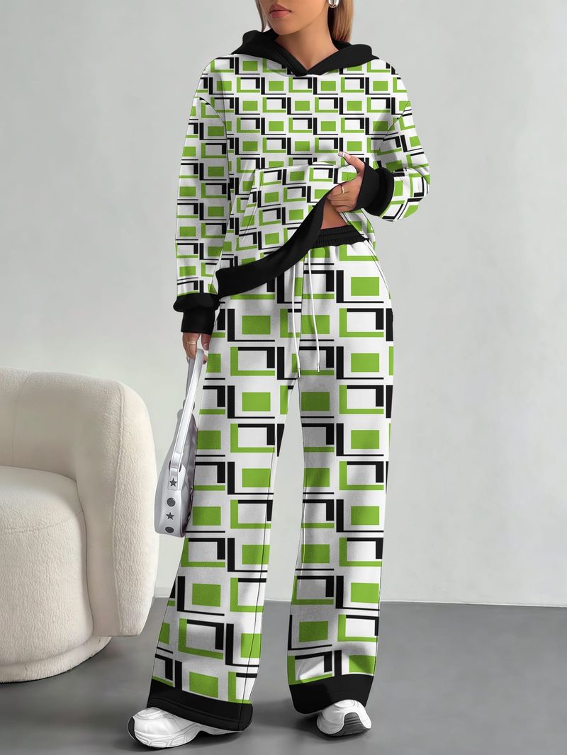 Everyday 2025 New Striped Plaid Print Foreign Trade Comfortable Fashion Casual European And American Women's Suit_voghion.com