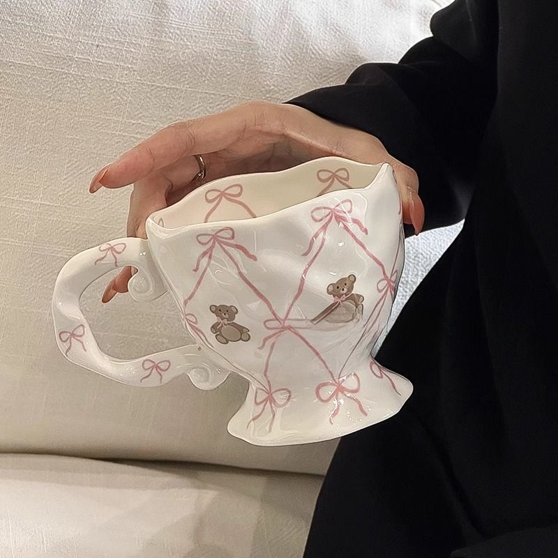 Mug Home Tea Cup Tulip Saucer 2025 Fall/Winter New_voghion.com