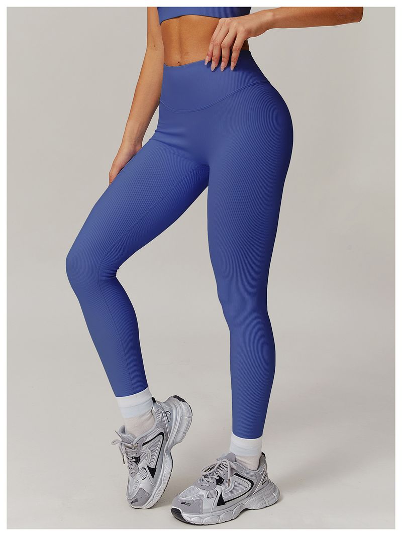 (two pieces)Zechuang Threaded Hip Lifting High Waist Yoga Outer Wear, Tight Fit Sports Abdominal Compression, Speed Drying Running_voghion.com