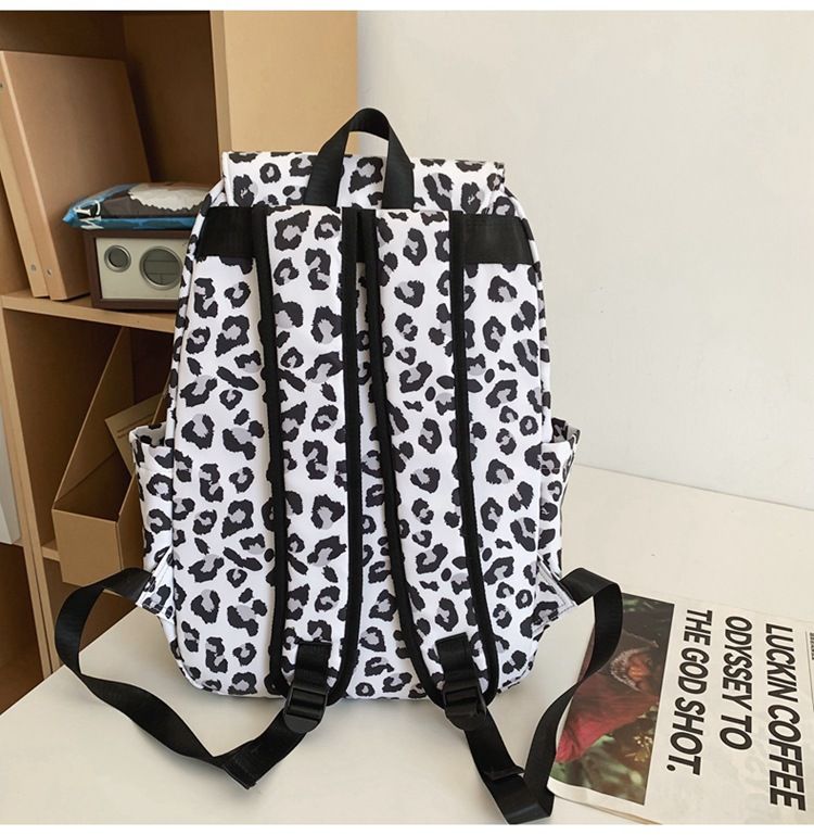 Fashionable large capacity high aesthetic value backpack with waterproof and versatile casual flip design, original_voghion.com