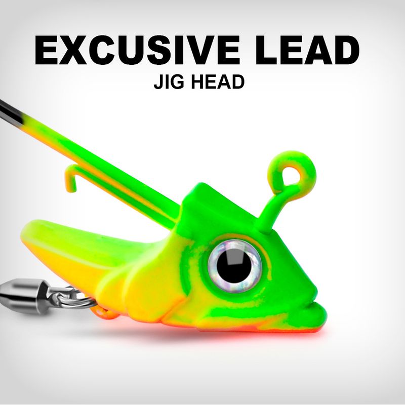 Lead Head Soft Fish Weighted Hook 7g 10g 15g Lure Accessories Fishing Gear_voghion.com