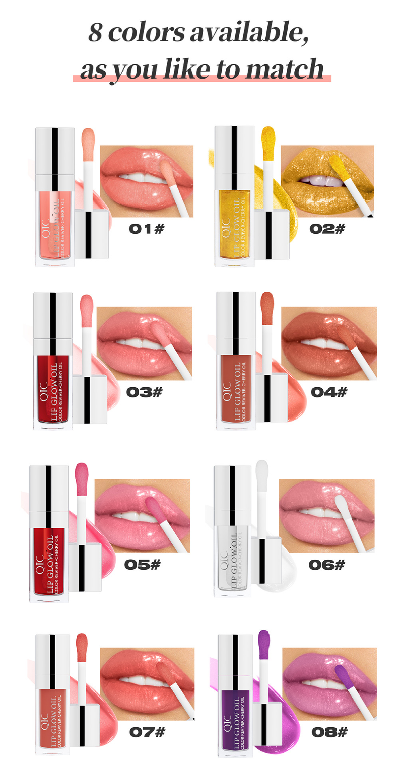 QIC Qini Color Moisturizing&Moisturizing lipstick Transparent Duet Honey Glass Lip Lotion_voghion.com