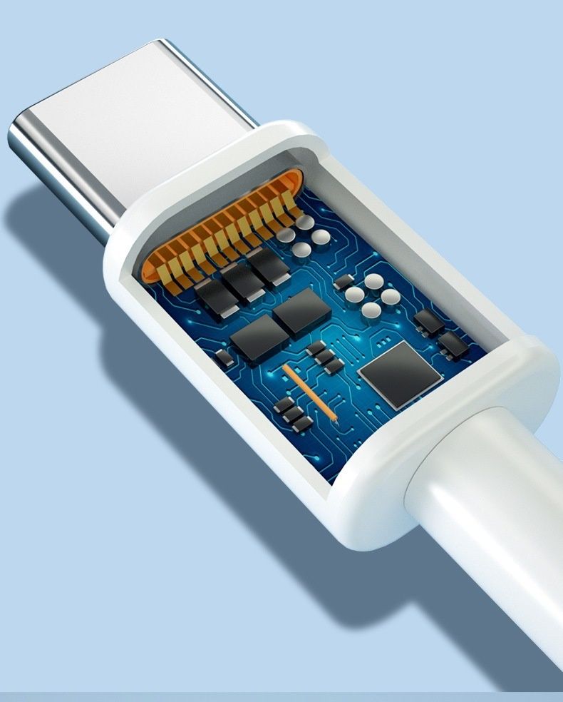 Câble de charge rapide Digitex compatible OPPO Type-C R17pro Reno FindX 65 W, port vert_voghion.com