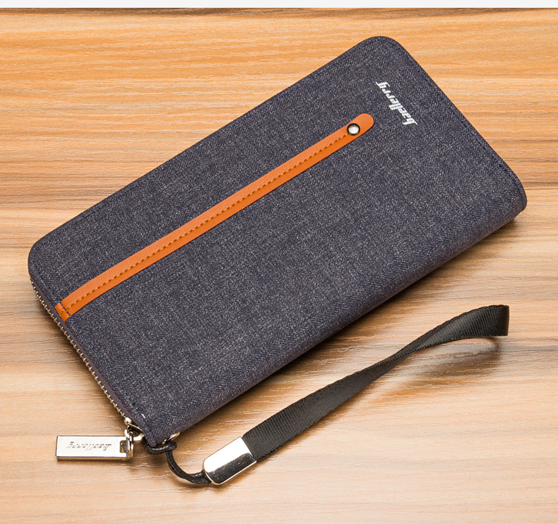 BAELLERRY Wallet/30 to 55 Years Old/new Casual Zipper Mobile Phone Bag/multifunctional Long Men's Handbag_voghion.com