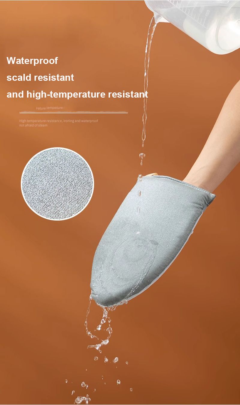 Mini guanti antiscottatura lavabili per asse da stiro, copriasse da stiro resistente al calore e alle macchie per negozio di abbigliamento_voghion.com