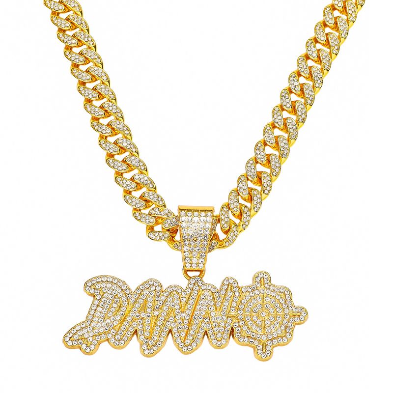 European And American New Men'schain Hip-hop Style Personalized English DANN Pendant Necklace_voghion.com