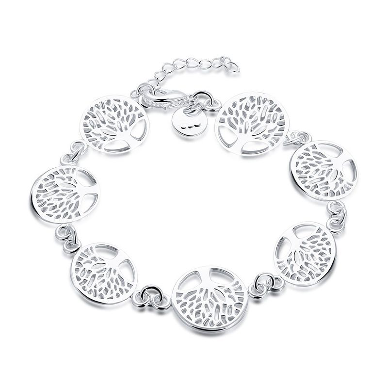 Bracciale Albero della Vita da Donna in Rame e Argento Placcato H607_voghion.com