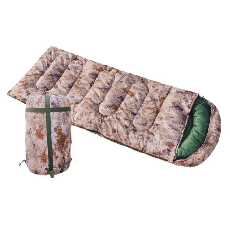 Camouflage Umschlag Outdoor Camping Tragbarer warmer Schlafsack Einzelwintersommer verdickte Baumwolle Dustp_voghion.com