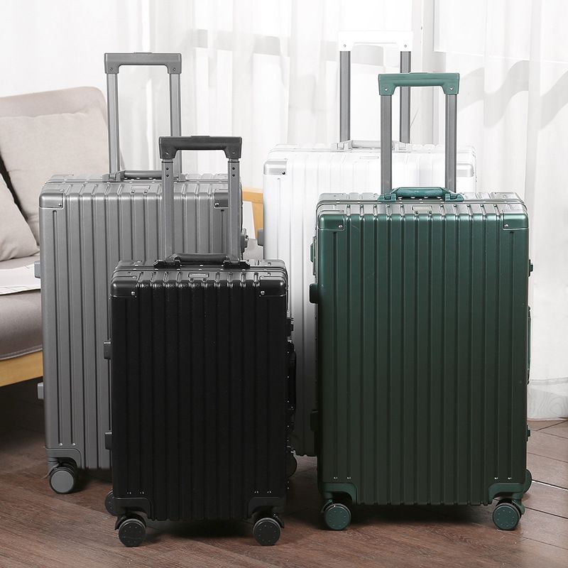 Premium Aluminum Frame Luggage With 360° Spinner Wheels, TSA Lock - Lightweight & Durable Suitcase For Travel (Sizes 20-29 Inch)_voghion.com