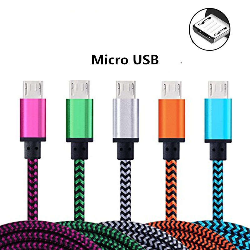 Micro 1/2/3 meter USB phone cable Android charger cable Kabel Micro USB charging cable suitable for Xiaomi Hongmi 5 Plus_voghion.com