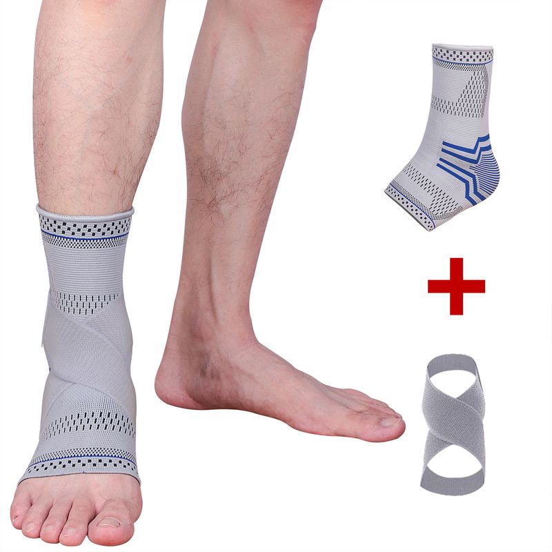 New Nylon Strap Pressure Support Detachable Protective Elastic Warm Breathable Ankle Brace_voghion.com