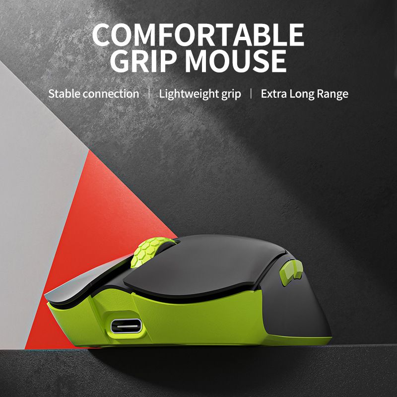 Digitex Digitex M6 Wireless Three-Mode Lightweight Mouse Ergonomic PAW3395 Office Gaming Mechanical Feel Competitive_voghion.com